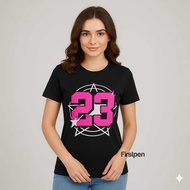 KATUN Women's Number T-Shirt, 6 Colors, Soft Cotton Material