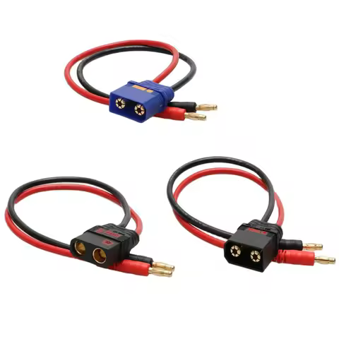 1PCS RC Lipo Battery Balance Charger Adapter Conversion Line 4mm Banana Plug to QS8-S Connector Spar