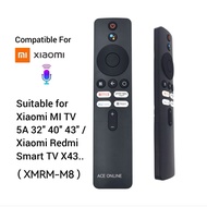 Replacement For Xiaomi MI TV 4X 4K Smart Ultra HD TV Voice Remote Control XMRM-M8 Compatible With TV 5A 32'' 40'' 43'' /