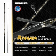 Hemus Reggata 180 Cm Fuji Solid Carbon Fishing Rod Galatama