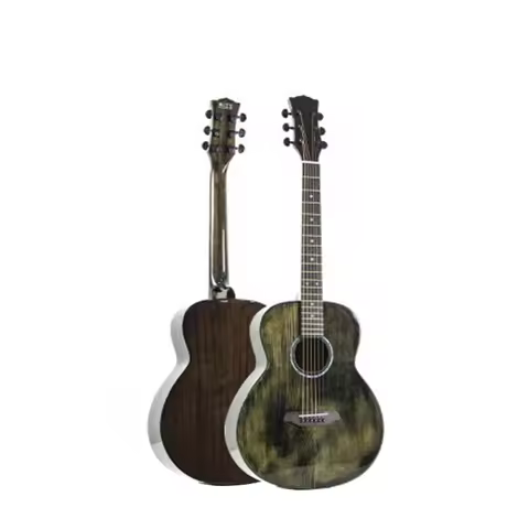 36 Inch OM Style Acoustic Guitar Solid Spruce Top Mahogany Body Technical Wood Fretboard Good Sound 