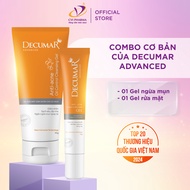 Combo Bộ sản phẩm Decumar Advanced 20gr và Sữa rửa mặt dạng Gel Decumar Clean Advanced 50gr hoàn to