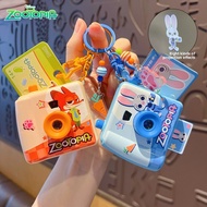 Zootopia Polaroid Camera Keychain Hanger Creative Children's Toy Schoolbag Keychain Hanging Ornament