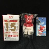 Bearbrick Be Rbricck Series 32 Generation 100% Cooper Rick Bear Flag Singapore S 32