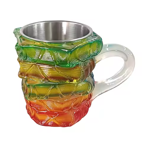 Painted Book Unny Reading Coffee Mug Book Shaped Tea Cup Gifts for Home Office Decoration