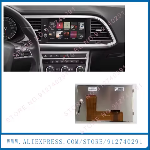Original 8'' Inch 5F0 919 606 LCD Display Screen 5F0919606 5F0919606A For 2019 Seat Leon Car GPS DVD
