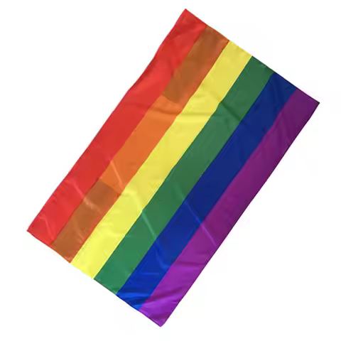 Rainbow Cape Flag Polyester Premium Quality Bright Festive Design Easy to Put on Take Off Ideal for 