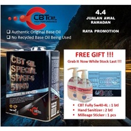 CBT OIL 5w40 4L API SP/GF-6 NANO ESTER+PAO High Performance Fully Synthetic Engine Oil 4Liter 5w-40 