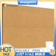 12inch X 12inch Cork Tiles, 6 Pack Cork Boards for Wall with Safe Removable Adhesive Tabs, Large Cor