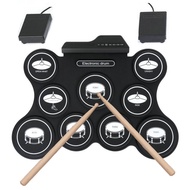 Percussion Instrument Portable Rack Drum Jazz Drum USB Silicone Electronic Drum