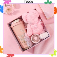 3-in-1 Box Set Coffee cup/fan/umbrella/towel random combination Birthday surprise