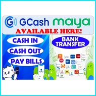 ✯ ◰ ٭ GCASH Cash-in/ Cash Out Fee Rates Signage Waterproof