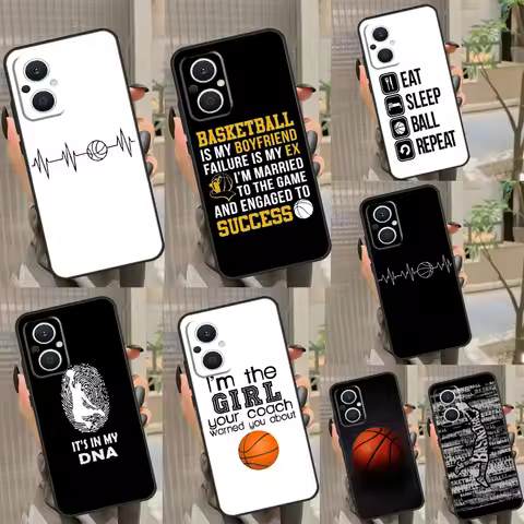 Basketball Heart Beat Case For OPPO Reno 8 7 Lite Reno 3 4 5 6 Lite 8T 4Z 5Z Find X5 X2 X3 Lite Neo 