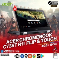 (REFURBISHED) EXCLUSIVE ABANG NAIS LAPTOP STUDY ACER CHROMEBOOK C738T R11 FLIP&TOUCH 11INC CELERON 4