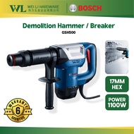 Bosch GSH500 GEN II Demolition Hammer 1100W mesin hacker drill hammer mesin hack / breaker