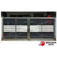 【PRE-ORDER MDSG 2】10x5.5ft Main Double Swing Gate / Pintu Pagar / Stainless Steel 304 / Aluminium / Klang Valley / KL