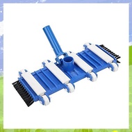 (UYNM) Swimming Pool Vacuum Head Swimming Pool Suction Head with Side Brush Wheel Wall Floor Fish Po