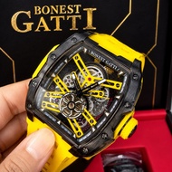 BONEST GATTI BG5502 Automatic Skeleton Watch | Sapphire Crystal | 316L Stainless Steel | 46mm Tonnea