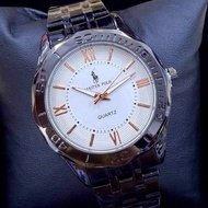 Polo Watch Couple set Men & Women Stainless Steel Watch Jam Tangan Pasangan High Quality Watches