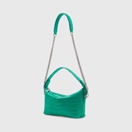 LONGLAI Belly Hobo Bag with Chain - Green