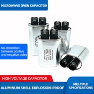 Microwave oven high voltage capacitors: 2100VAC, 0.7uF, 0.75uF, 0.8uF, 0.85uF, 0.90uF, 0.95uF, 1.00u