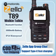 MOTOROLA T89 Zello Walkie Talkie 5000KM Long Range Internet Radio SIM Card high-capacity 5000mAH 4G 
