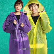 COOLSY Raincoat Cape Raincoat Adult Hooded Raincoat Bicycle Poncho Unisex