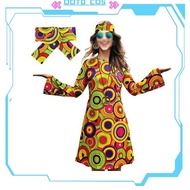 OOTD ☥ COS Halloween 70S Costume Disco Outfit Retro Hippie Costumes For Women Ral Dress Shop Bar s