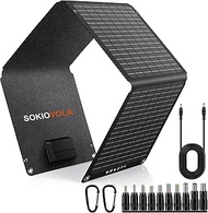 SOKIOVOLA N-Type 16BB Portable Solar Panels 30W Foldable Solar Panels Charger ETFE Solar Panel with