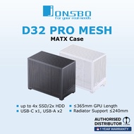 JONSBO D32 PRO MESH PC case, Mini Case, mATX - Black & White