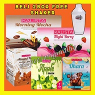 BUY 2BOX FREE SHAKER Kalista Dhara Slimming Drink 3in1 Harga Promosi Percuma kalista almond fibre kalista apple green