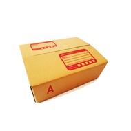 Postal Box Size A (50 Pieces) 14x20x6 Cm. (Size No. A) (Brown)