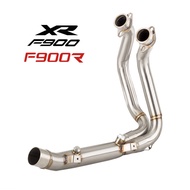 Motorcycle exhaust header Fit For BMW F900R F900XR 2020-2024 Motorcycle Exhaust System Front Link Pi