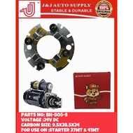 BH-805-S BRAND J&J STARTER CARBON HOLDER & (CSDC-805 9.5x28.5x24) DECO REMY TYPE 24V FOR USE ON: TRU