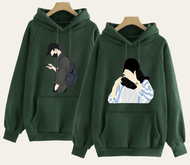 jaket couple pasangan / Sweater couple pasangan 2 pcs tebal / COUPLE ANIME STYLE / Sweater couple pa