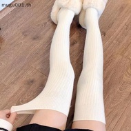 mu 1Pair New Women Winter Warm Thien Thermal High Stoings Soft Casual Solid Color Thigh Stoings Home