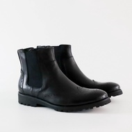 Mac&amp;Gill Chelsea perforated leather boots รองเท้าบูธผู้ชายหนังแท้
