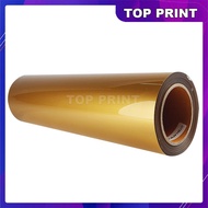1 Roll Quaff Heat Transfer Vinyl  GOLD  Rubberized for T-Shirt (25meters)
