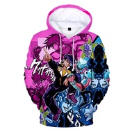 Anime Jojos Bizarre Adventure Hoodie Sweatshirt Long Sleeve Hoodies Hooded Coat Outfit For Hoodie