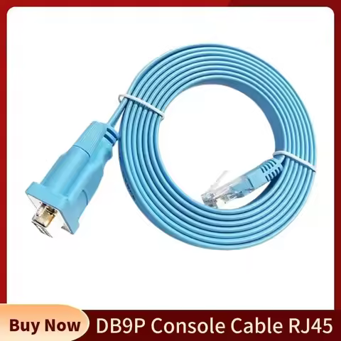 DB9P Console Cable RJ45 Connector Ethernet To RS232 DB9 Port Serial Routers Networking Cables For Ci
