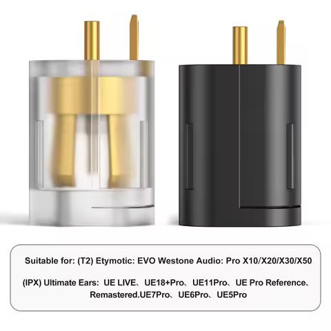 OKCSC IPX/T2 Connector Female Audio Earphone Accessory for EVO Westone Audio Pro X10/X20/X30/X50 Ult