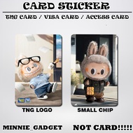 [ LABUBU ] Touch n Go Card Sticker Cover TNG / MASTER / VISA / CREDIT/ DEBIT CARD