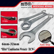 [ HITTO ] Anti-Slip Combination Wrench Spanar spanner Size 6MM To 32MM ( Made In Taiwan ) ( 06 HCW )