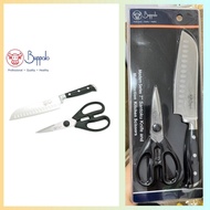 BUFFALO 牛頭牌日式廚師刀及廚剪套裝 (596049) Modern Series 7吋