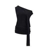 Original Design 4muggle Silk Wool Scarf Folded Vest Versatile Fashionable Top Loose Comfortable for 