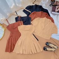 Two-strap dress with vest THO TAY S259CX93