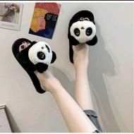 Panda Variation Fur Slippers House Slippers
