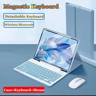 (Not Tab) Samsung Tab A9 ＋ / A7 / S8Ultra Flip Leather Keyboard Case Bluetooth With Mouse