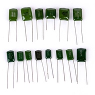 RS+ 180 PCS Polyester Film Capacitor Assorted Kit 2A104J 2A332J 2A472J 2A103J 2A333J 2A473J 2A563J