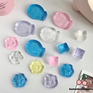 Fidget Toy Mini Squishy Toys Mochi Ice Block Stress Ball Toy Kawaii Transparent Cube ICE Stress Relief Squeeze Toy